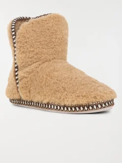 Chausson botte femme camel (36-41)