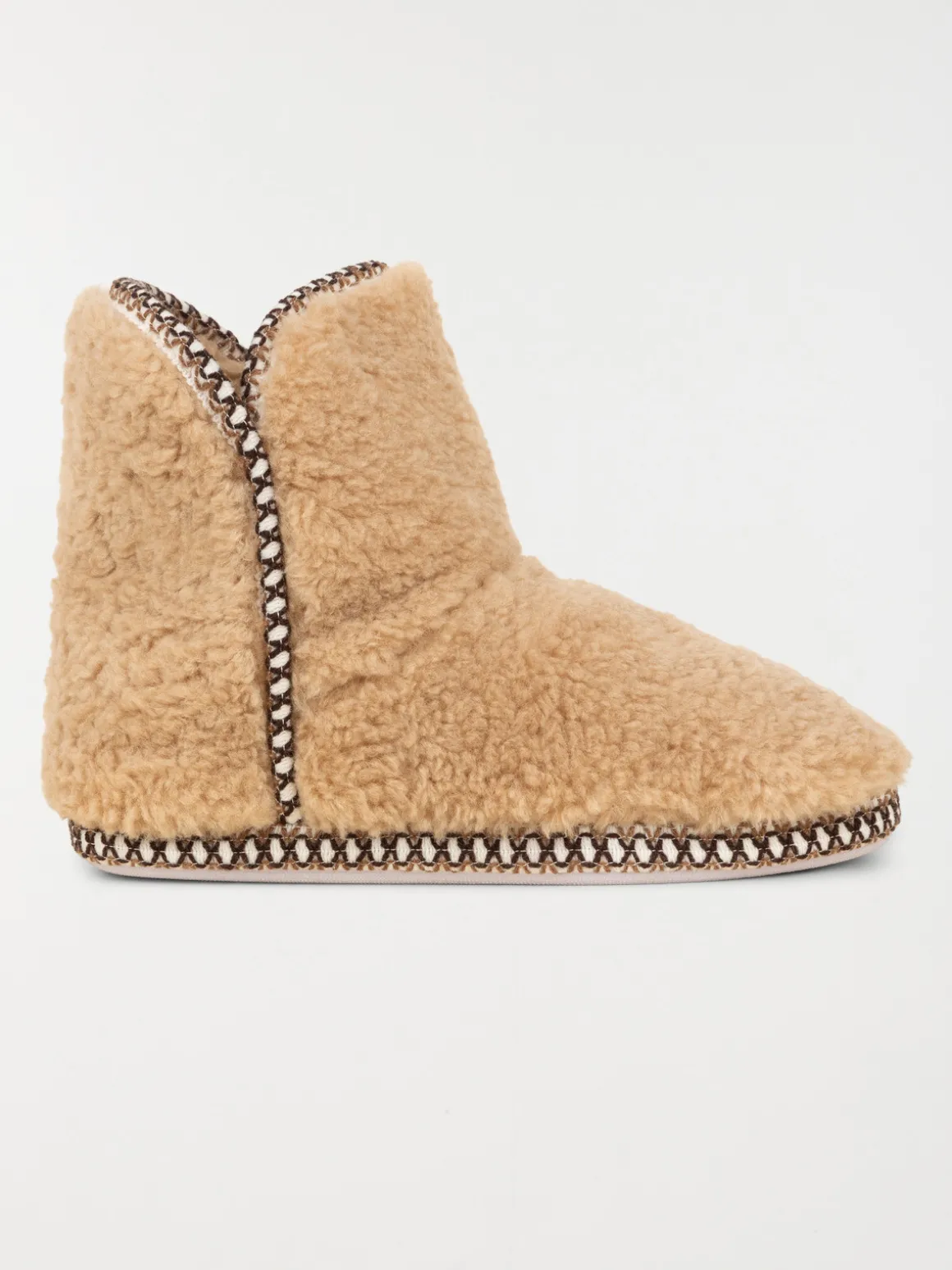Chausson botte femme camel (36-41)