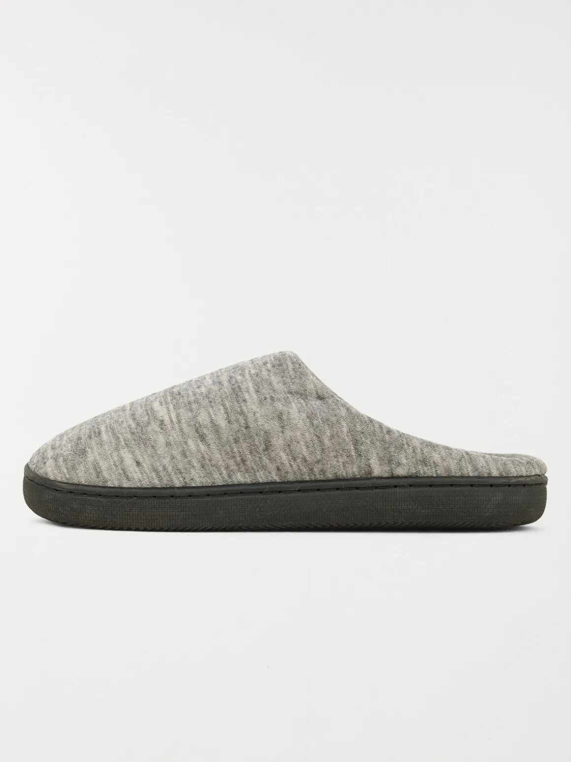 Chausson brodé homme gris (41-46)