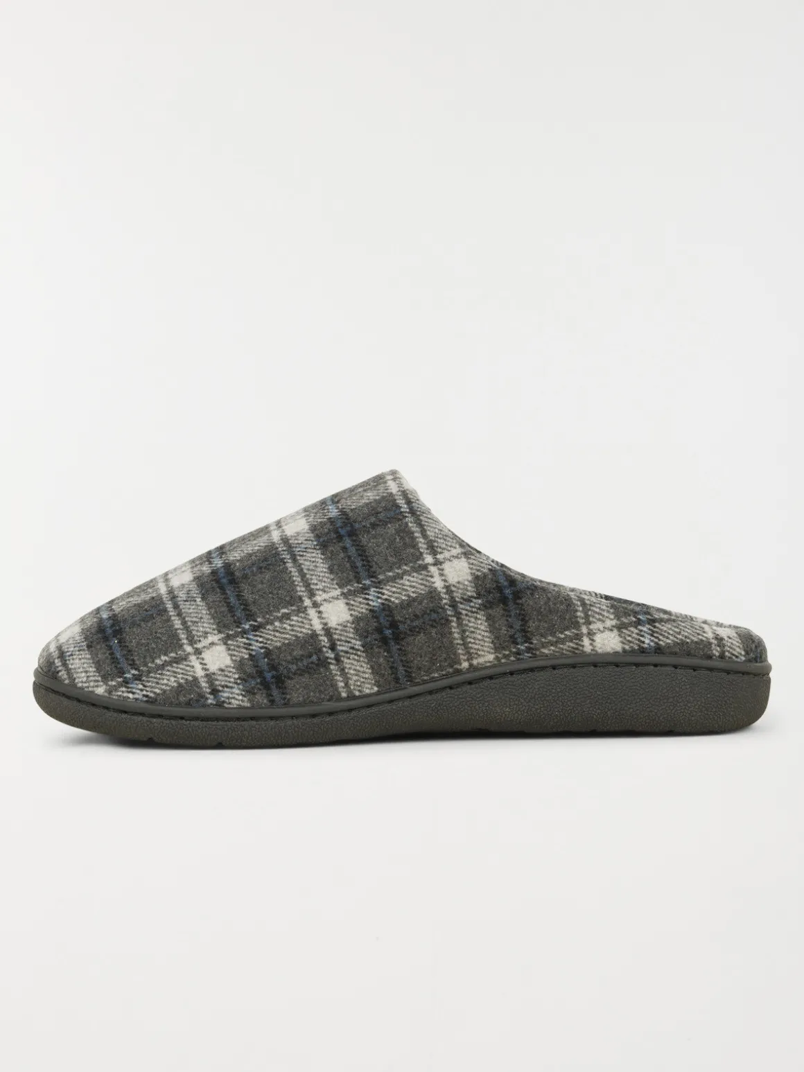 Chausson carreaux gris homme (41-46)