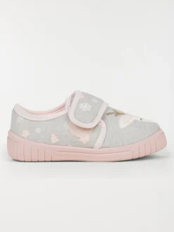 Chausson cerf gris fille (24-30)