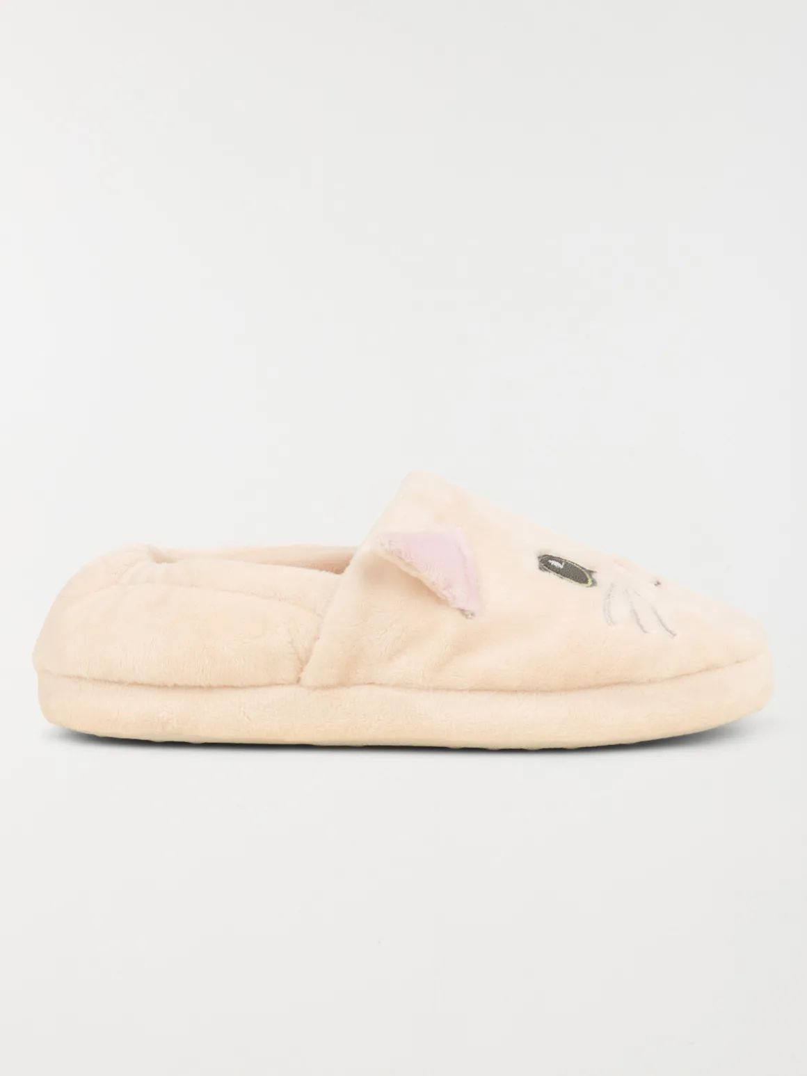 Chausson chat fille beige (31-35)