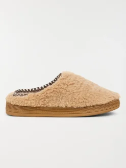 Chausson doux camel femme (36-41)