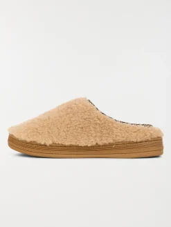 Chausson doux camel femme (36-41)