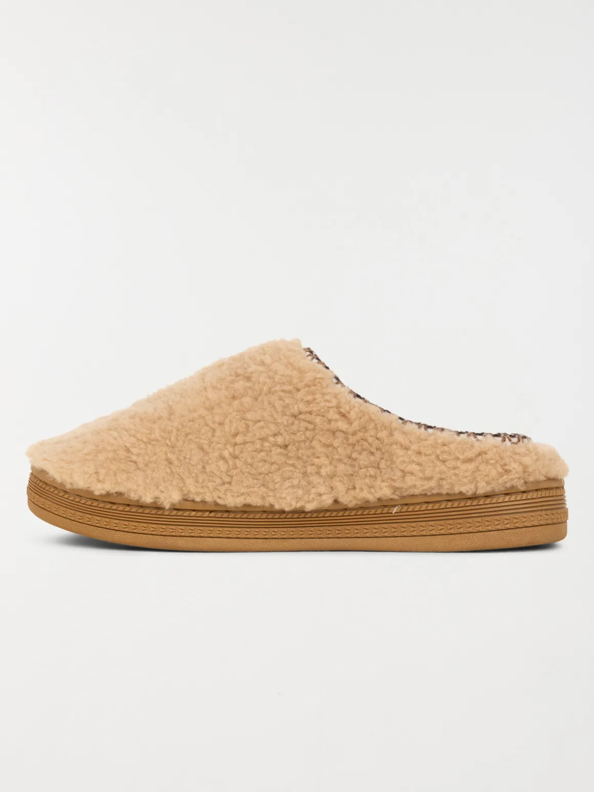 Chausson doux camel femme (36-41)