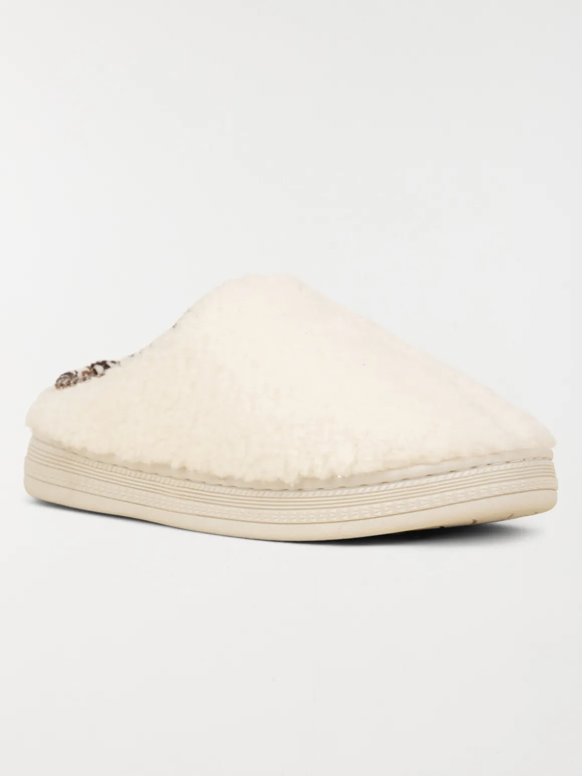 Chausson doux écru femme (36-41)