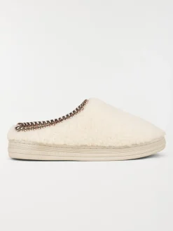 Chausson doux écru femme (36-41)