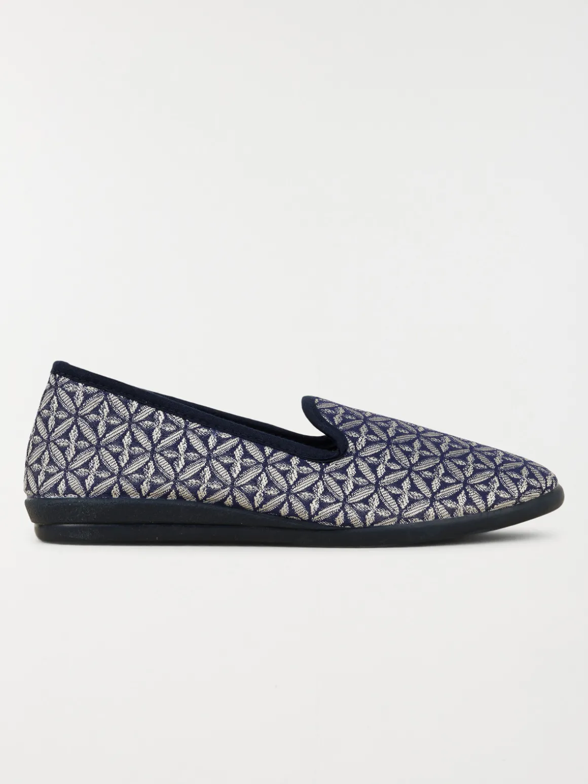 Chausson imprimé marine femme (37-41)