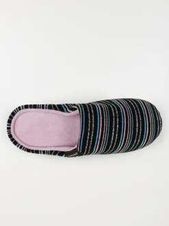 Chausson Isotoner rayures femme (36-41)