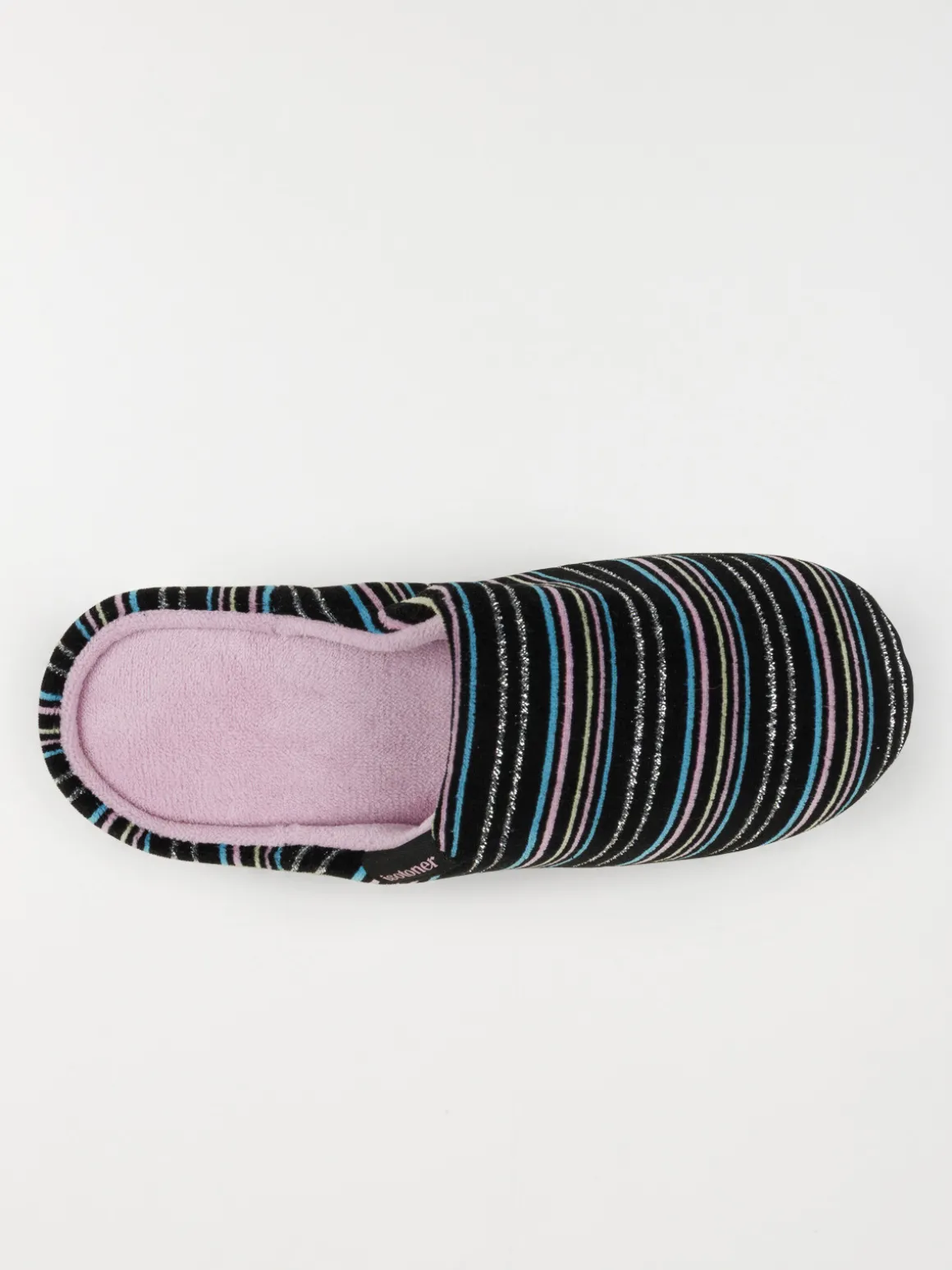 Chausson Isotoner rayures femme (36-41)