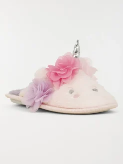 Chausson licorne rose fille (31-35)