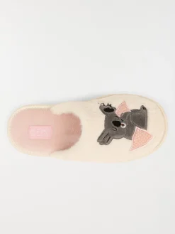 Chausson motif koala femme beige (36-41)