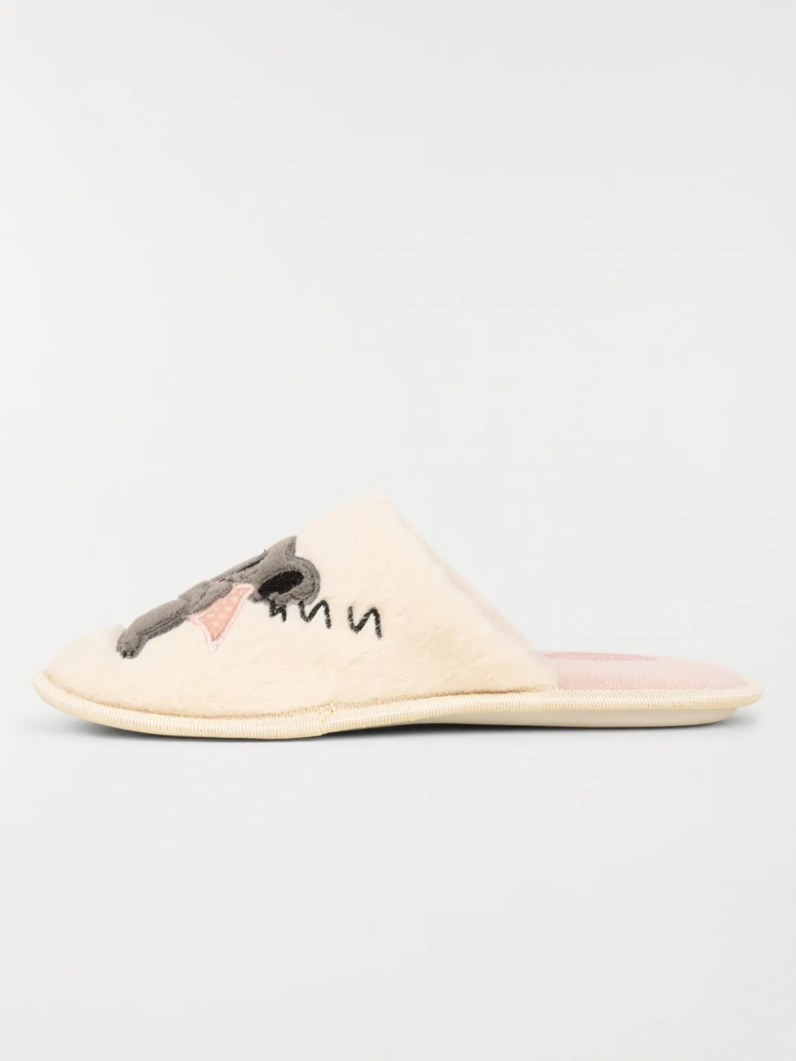 Chausson motif koala femme beige (36-41)