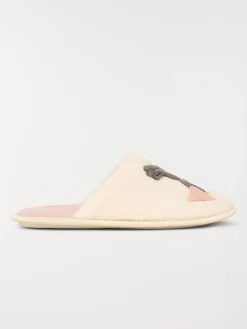Chausson motif koala femme beige (36-41)