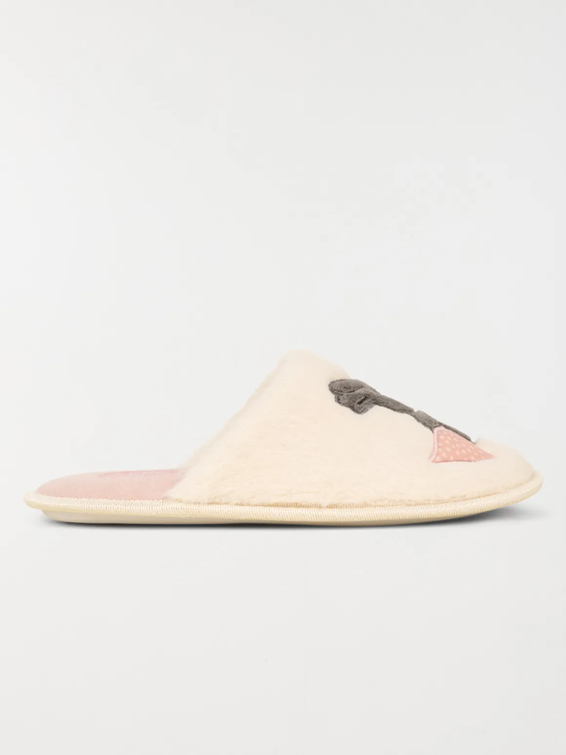 Chausson motif koala femme beige (36-41)