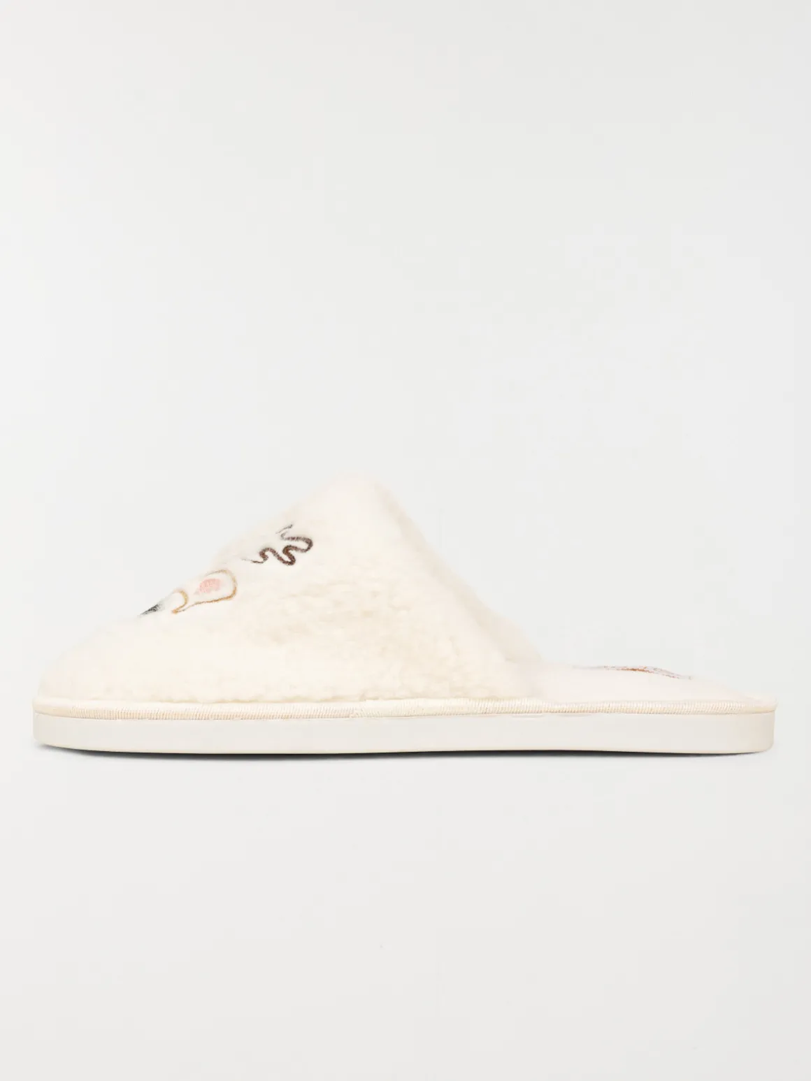 Chausson mule cerf femme (36-41)