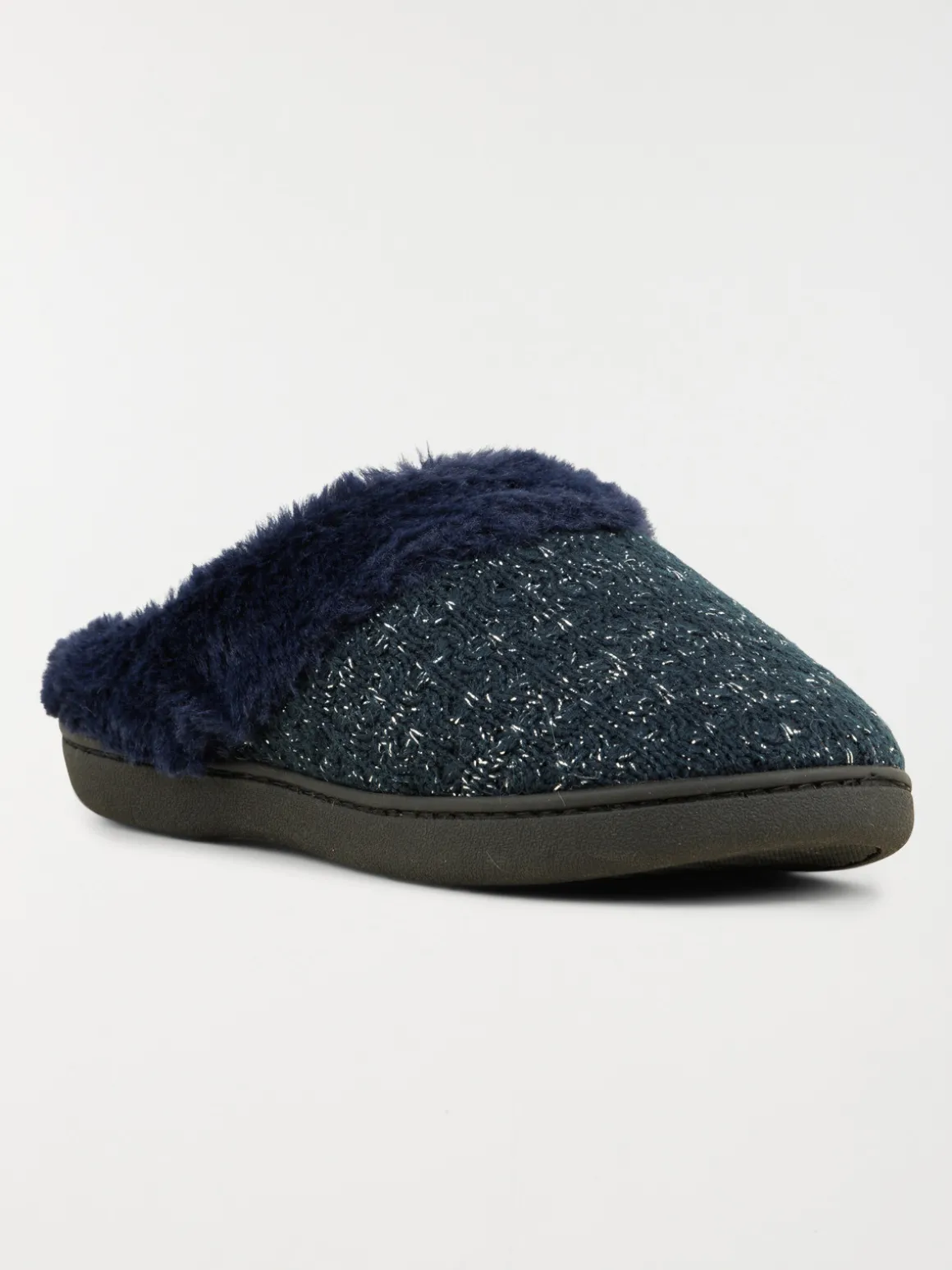 Chausson mule marine femme (36-41)