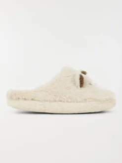 Chausson ourson fille beige (31-35)
