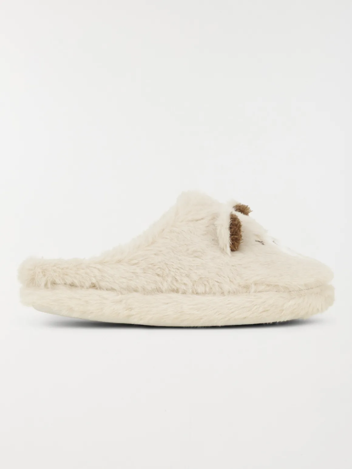 Chausson ourson fille beige (31-35)