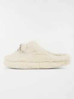 Chausson ourson fille beige (31-35)