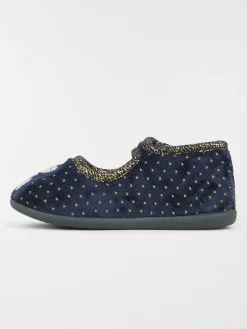 Chausson pingouin marine fille (24-30)