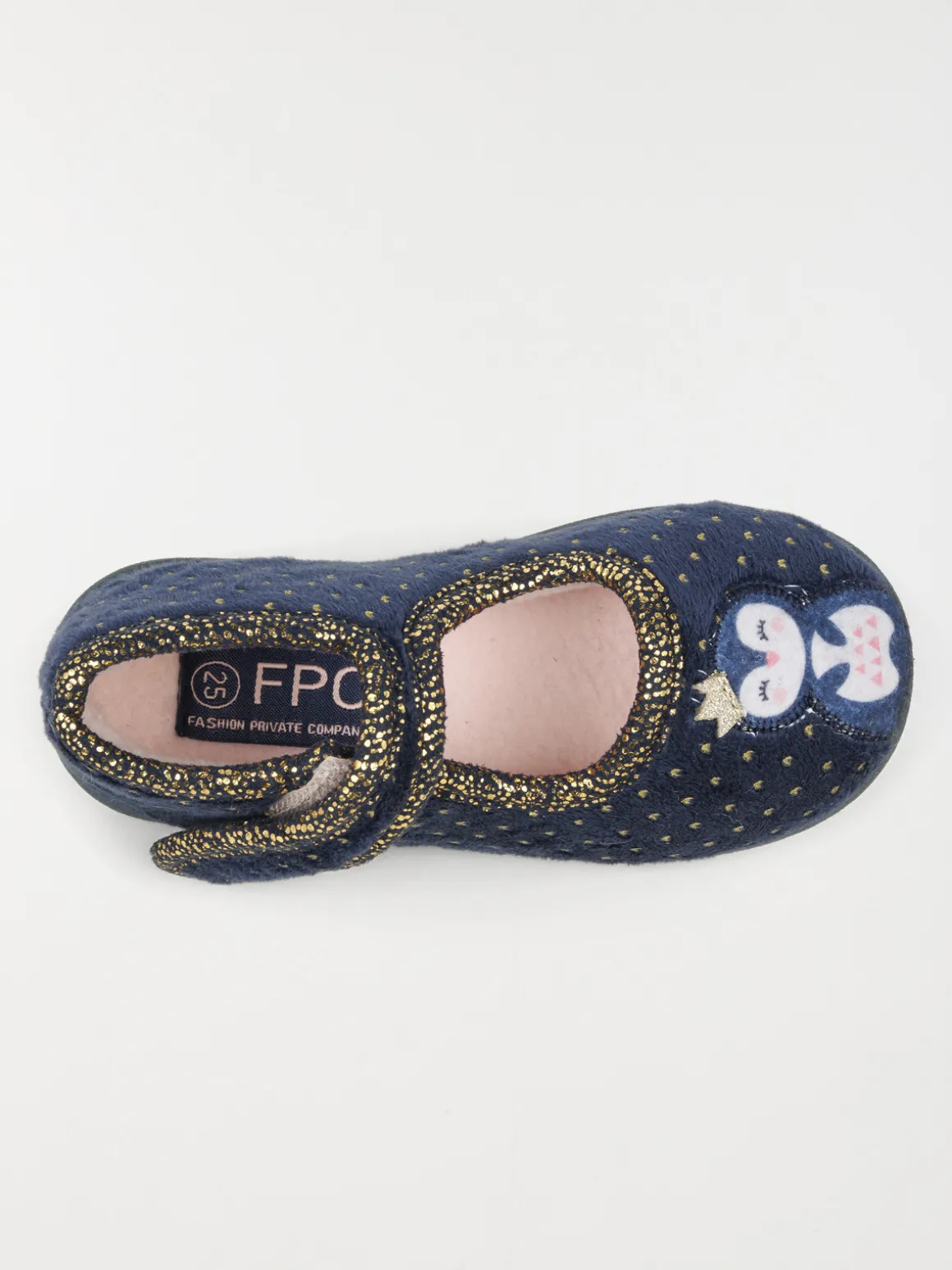 Chausson pingouin marine fille (24-30)