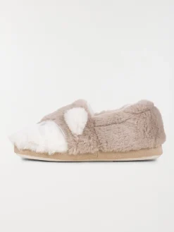 Chausson renard fille blanc (31-35)