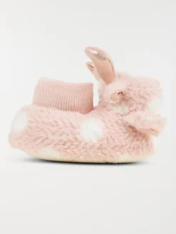 Chausson renne rose fille (24-31)