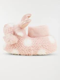 Chausson renne rose fille (24-31)