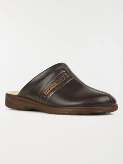 Chausson sabot homme marron (40-46)