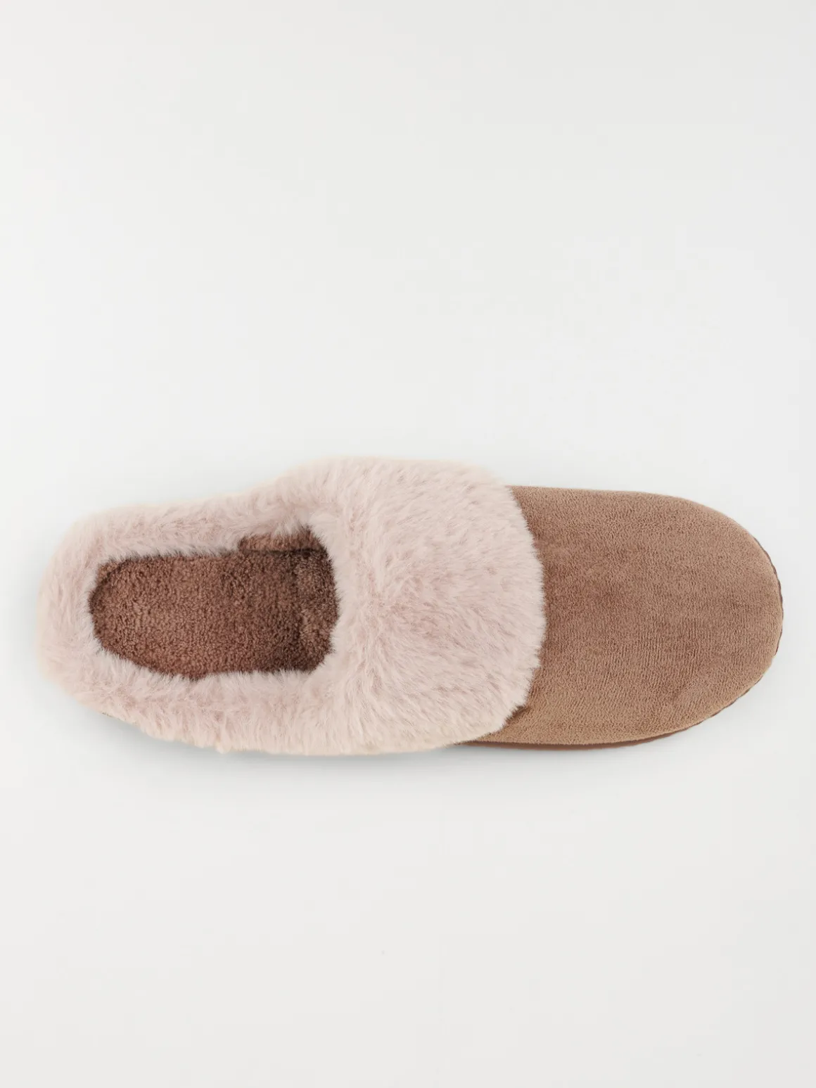 Chausson taupe Isotoner femme (36-41)