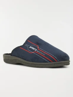 Chaussons brodés marines homme (40-46)