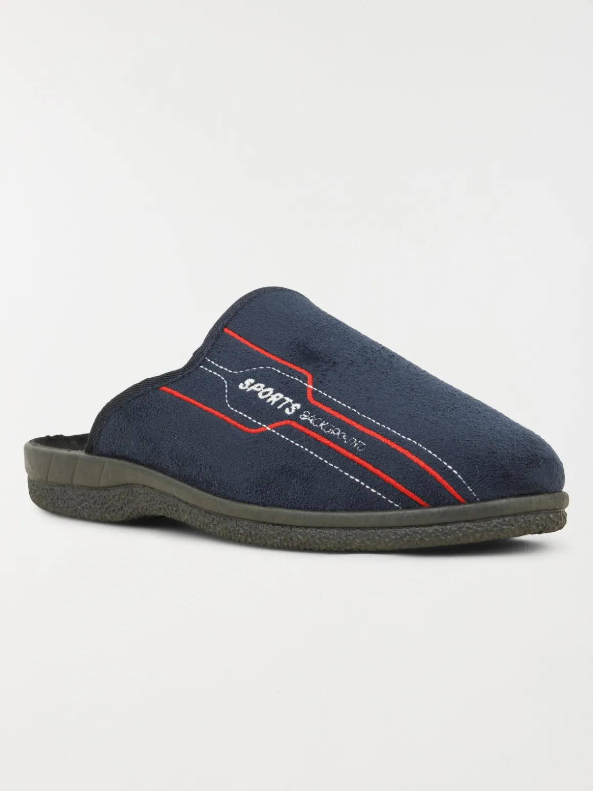 Chaussons brodés marines homme (40-46)