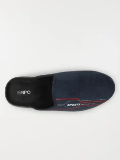 Chaussons brodés marines homme (40-46)