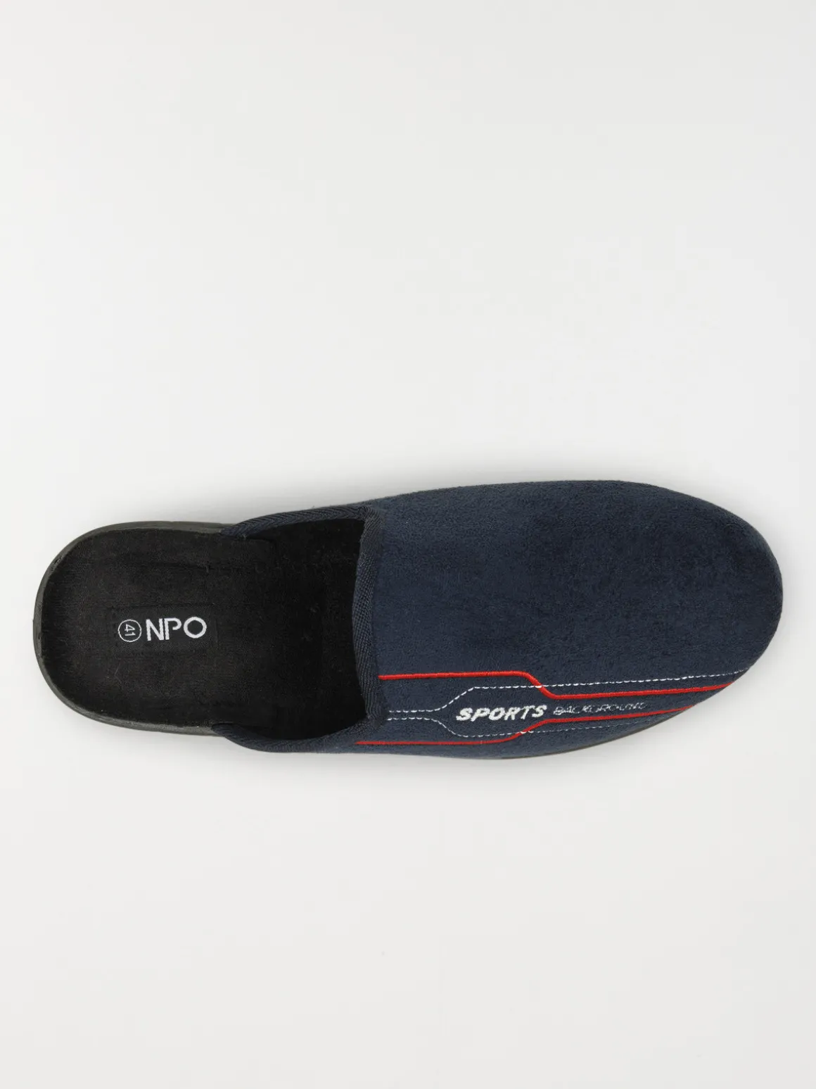 Chaussons brodés marines homme (40-46)