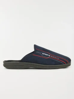 Chaussons brodés marines homme (40-46)