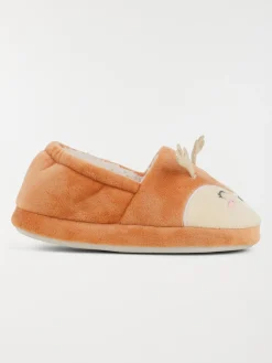 Chaussons cerf 3D marron fille (31-35)
