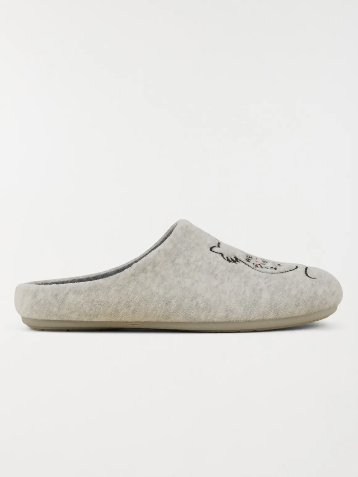 Chaussons chat brodé femme (36-41)