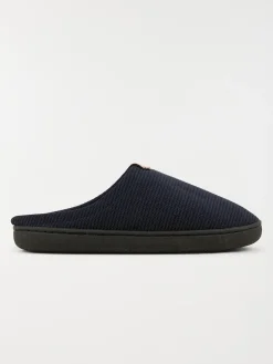 Chaussons coloris marine homme (40-46)