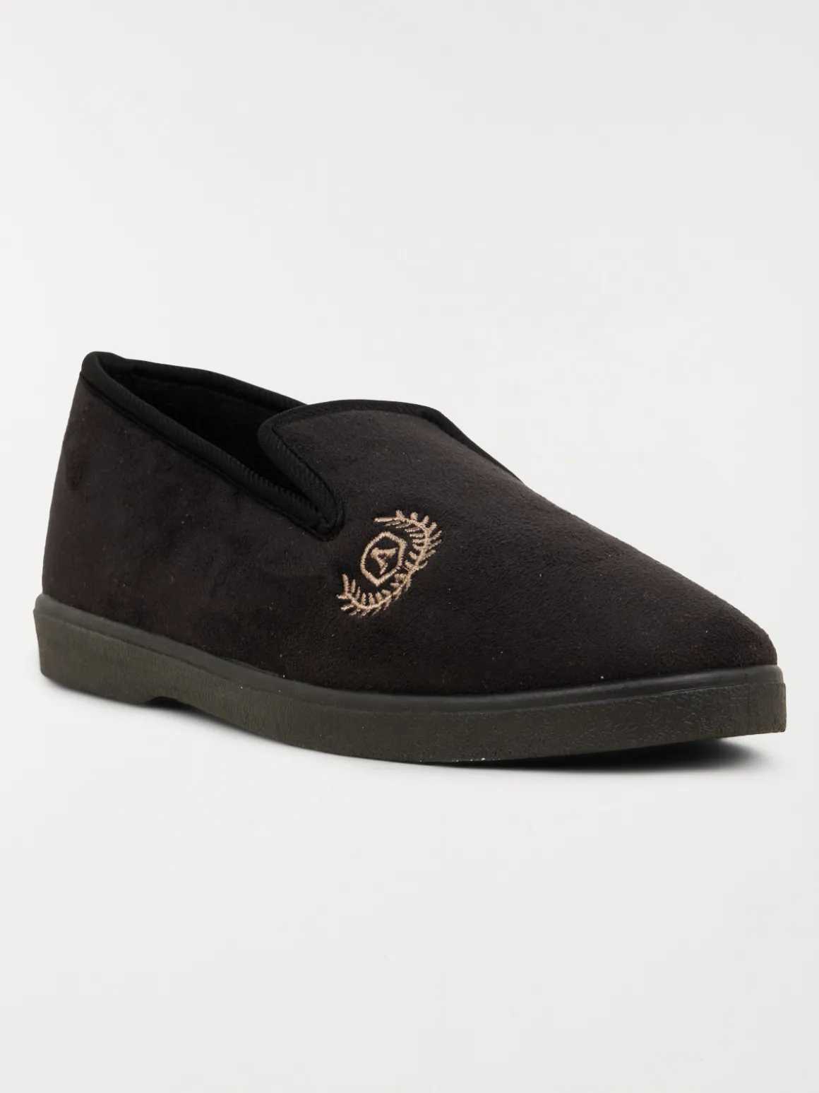 Chaussons coloris noir homme (40-45)