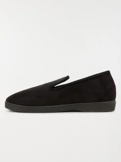 Chaussons coloris noir homme (40-45)