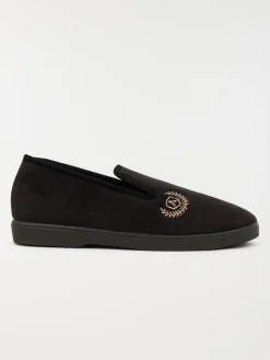 Chaussons coloris noir homme (40-45)