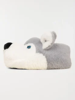 Chaussons 3D loup garçon (32-39)