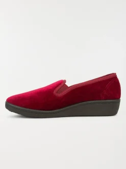 Chaussons femme broderies fleurs (36-41)
