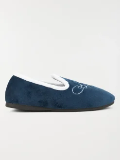 Chaussons femme coloris navy (36-42)