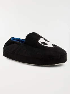 Chaussons football noir garçon (31-38)