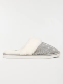 Chaussons fourrés étoiles femme (36-41)