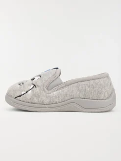 Chaussons gris dinosaure garçon (24-30)