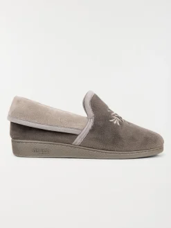 Chaussons gris femme (36-41)