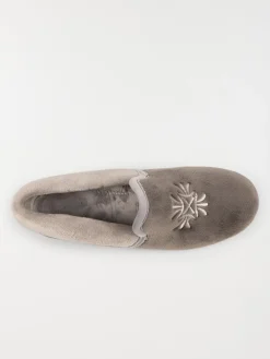 Chaussons gris femme (36-41)